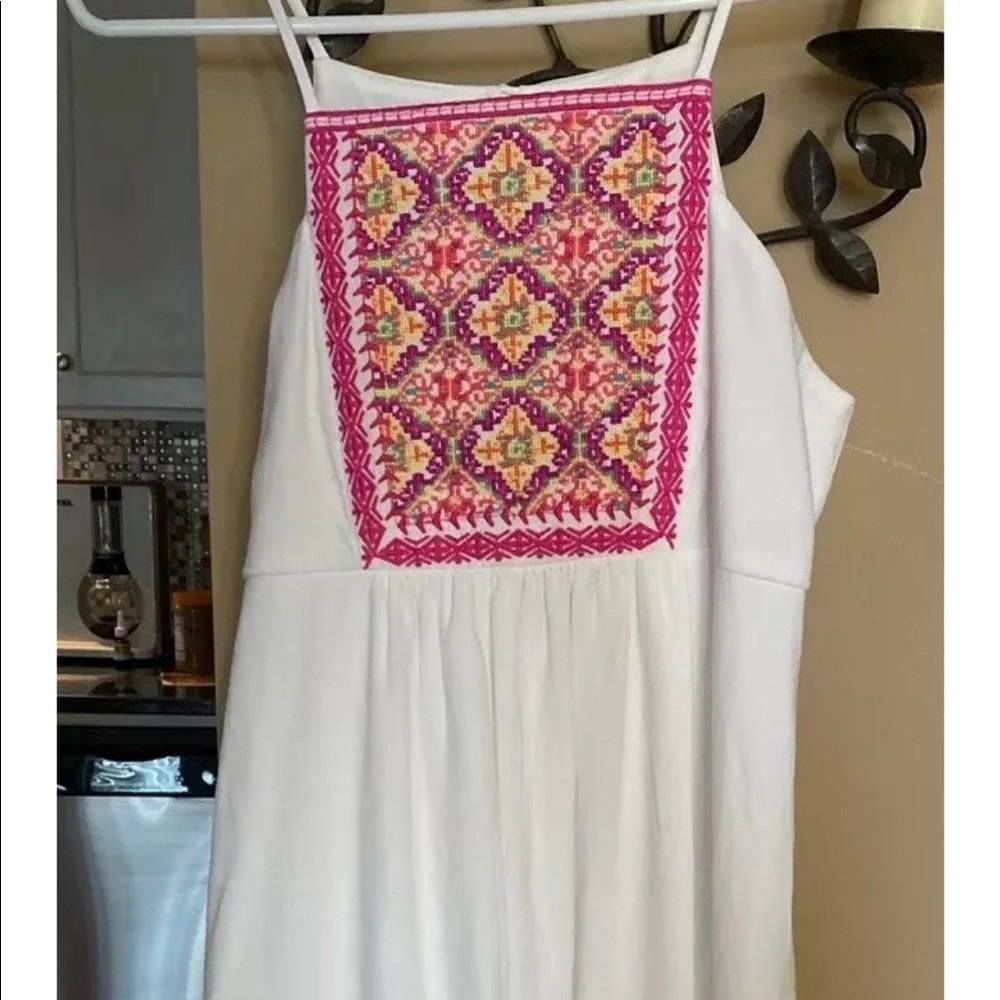 Miami Anthropologie embroidered dress size small